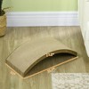Kumasinova Cat Scratcher Board,4 Pack Cat Wheel Reversible Cat Scratching Post for Indoor Cats,Cardboard Cat Toy,Brown - 2 of 4
