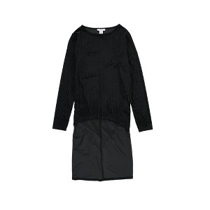 bar III Womens Shadow Tunic Blouse, Black, XX-Small - 1 of 2