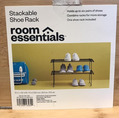 Room essentials expandable shoe rack sale