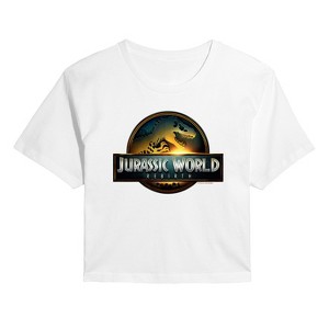 Women's - Jurassic World: Rebirth - Logo Cropped Graphic T-Shirt - 1 of 4
