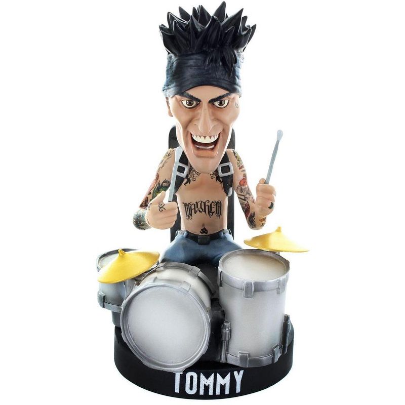 Locoape Locoape Motley Crue Tommy Lee No Drum Rig Resin Bobble Head Statue, 1 of 8