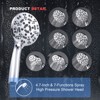 WOWOW Single Handle 7-Spray Tub and Shower Faucet 1.8 GPM with Handheld Shower in Brushed Nickel (Valve Included) - 4 of 4
