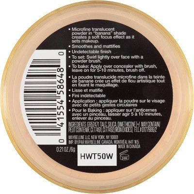 Maybelline Lasting Fix Translucent Loose Setting Powder - Banana - 0.21oz_7