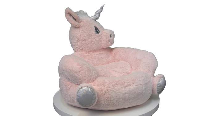 Unicorn Plush Character Kids&#39; Chair Pink - Trend Lab, 2 of 6, play video