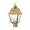 Livex Lighting Mansfield 2 - Light Post Light in  Antique Brass - 2 of 4