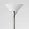 Torchiere Floor Lamp with Glass Shade - Threshold™ - 3 of 4