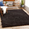 Hauteloom Siari Black Shag Area Rug - 2 of 4