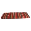 Blazing Needles, 51-inch by 19-inch Patterned Outdoor Spun Polyester Loveseat Cushion - 2 of 3