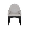 Meridian Furniture,Waldorf Chenille Fabric Dining Chair - 3 of 4
