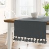 Cotton Textured Runner Gray - Threshold™ - 2 of 3
