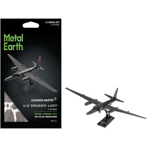 Model kit Lockheed Martin U-2 Dragon Lady Aircraft "United States Air Force" (Moderate Difficulty) Steel Model by Metal Earth - 1 of 4