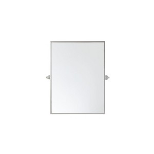 Elegant Lighting Rectangle Pivot Mirror 24x32 inch in Silver - 1 of 4