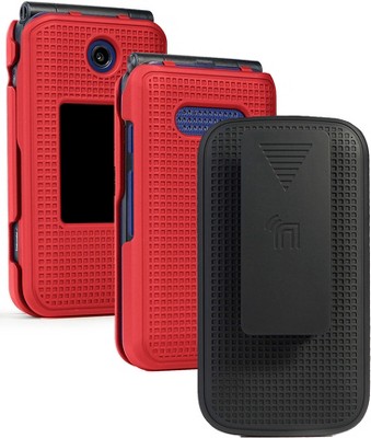 Nakedcellphone Case and Belt Clip Holster for Cingular Flip IV, Cricket Debut