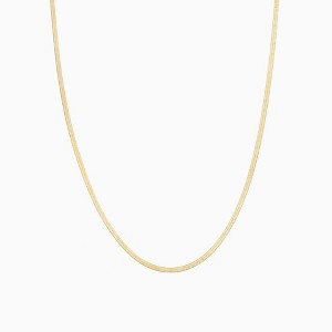 Bearfruit Jewelry Sterling Silver 18k Gold Plated Caroline Chain Necklace - 1 of 4