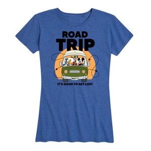 Women's - Disney - It's Good To Get Lost Van Short Sleeve Graphic T-Shirt - 1 of 4