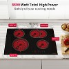 GASLAND CH77BF 30 Inches 4 Burners Built-in Ceramic Electric Cooktop, 240 V 6600 W, Touch Control - 3 of 4