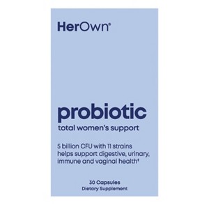 Her Own Digestive Health Probiotic Capsules - 30ct - 1 of 4