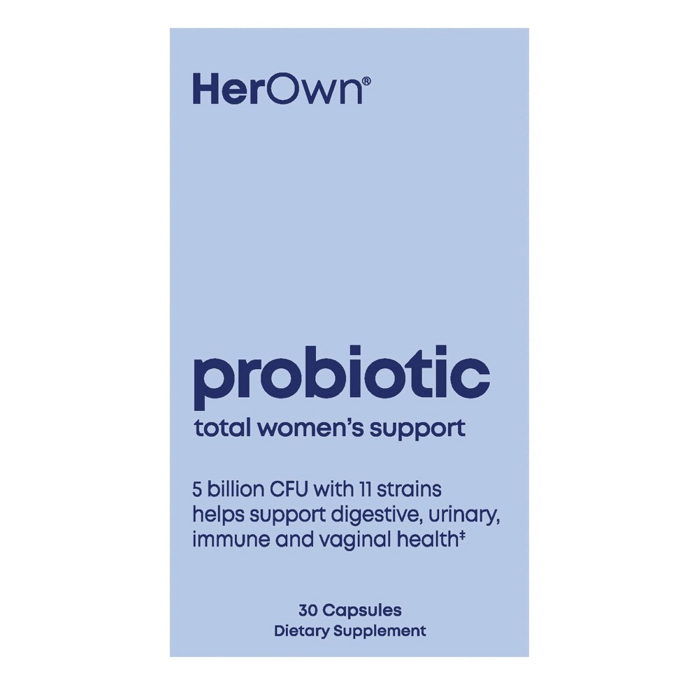 Photos - Vitamins & Minerals Her Own Digestive Health Probiotic Capsules - 30ct