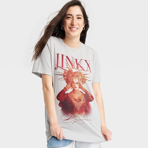 Pride Adult Drag Queen 'jinkx' T-shirt - Gray :