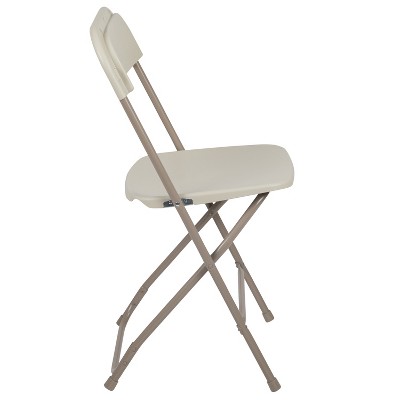 Hercules Series Beige Metal Frame Stackable Event Chair - 4 Pack