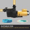 XtremepowerUS 1.5HP High Flow Dual Speed Swimming Pool Pump In Ground Pool Filter Inground Super Flow - 3 of 4