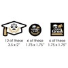 Big Dot of Happiness Law School Grad - DIY Shaped Future Lawyer Graduation Party Cut-Outs - 24 Count - 2 of 4