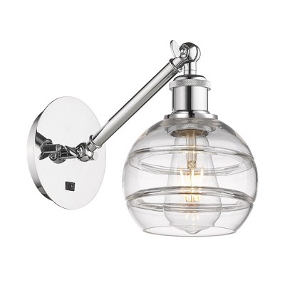 Rochester - 1 Light Arm Adjusts Up and Down Wall Sconce In Industrial Style-7.88 Inches Tall and 5.88 Inches Wide