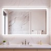 CIPACHO 32"x24"  Bathroom Mirror - Touch Control, Anti-Fog, 3 Color Temperatures, Shatterproof Tempered Glass for Bathroom - 2 of 4
