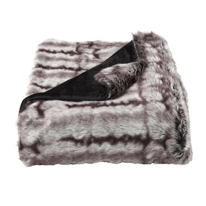 Hastings Home Faux Fur Throw Blanket - Hypoallergenic for Sofas and Beds, 5 of 9