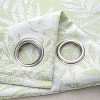 RT Designers Collection Liana Jacquard Grommet Curtain Panel Pair 36" x 84" Sage - 3 of 4