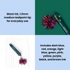 Yoobi Holiday Mini Ballpoint Pen Rainbow Tinsel 10-Ink Click with Pom Pom Charm 0.7mm Stocking Stuffer - 3 of 4