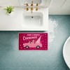 Stupell Industries Midcentury Pink Christmas Printed Plush Bath Mat And Bath Rug, Design By Darlene Seale, 18"X30" - 4 of 4