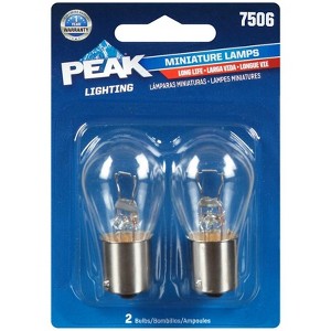 Peak Incandescent Parking/Stop/Tail/Turn Miniature Automotive Bulb 7506 - 1 of 1
