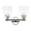 Livex Lighting Catania 2 - Light Vanity in  Polished Chrome - 4 of 4