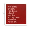 Slickblue Funny Wood Wall Sign 7x7 – Retro Parenting Quote for Rustic Decor, Shelf or Wall Display, Color Options - 3 of 3