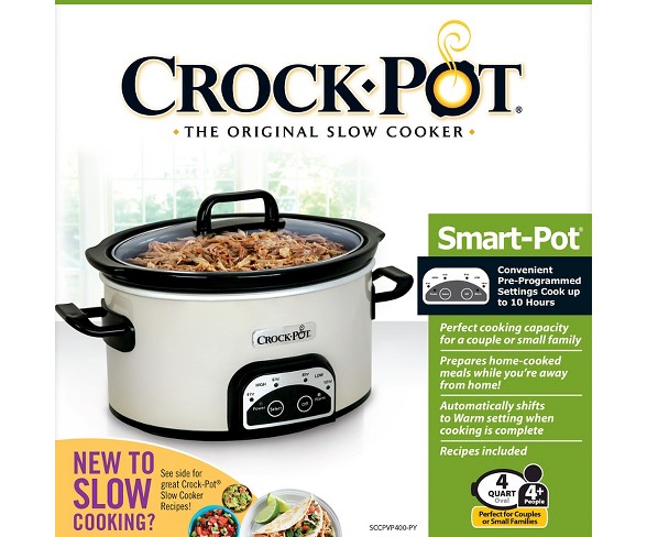 Crock-Pot Smart-Pot Digital Slow Cooker - Eggshell SCCPVP400H-PY 4