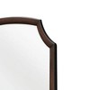 FONTOI Mirror Furniture Oval Wall Mirror Smooth Frame Design Enhances Modern Elegance for Bedroom Living Room Entryway Décor, Espresso, 1"*41"*37" - 4 of 4