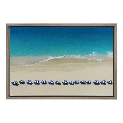 23" x 16" Untitled Framed Canvas Wall Art - Amanti Art