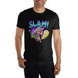 All Star Bugs Bunny Slam Over Tazmanian Devil Vertical Jump Gift Men's Black T-Shirt T