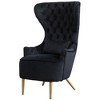 Upholstered Tufted High Wingback Chair - Kinwell - 2 of 4