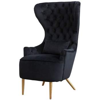 Upholstered Tufted High Wingback Chair - Kinwell