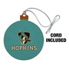 Johns Hopkins University Primary Logo Wood Christmas Tree Holiday Ornament - image 2 of 4