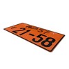 MaseiKar Japan License Plate Tag Kobe57 21-58 For Motocycle Bike Cycle Deco 13"x6" - 2 of 4