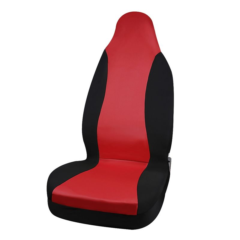 Unique Bargains High Back Universal Fit For Most Car Interior Accessories Cotton Blends Polyester Seat Covers, 1 of 4