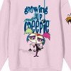 Growing Up Creepie Character Art With Logo Crew Neck Long Sleeve Cradle Pink Adult Sweatshirt - image 2 of 3