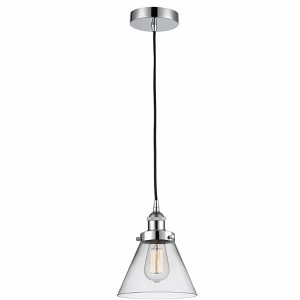 Cone - 1 Light Mini Pendant In Industrial Style-9.75 Inches Tall and 7.75 Inches Wide - 1 of 1