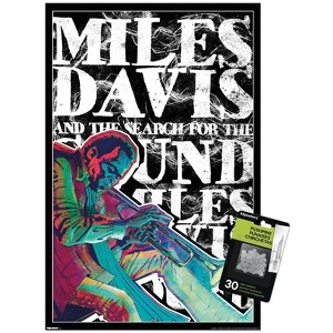 Trends International Miles Davis - Illustrated Trumpet Unframed Wall Poster Prints - 1 of 4
