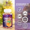 Omega 3 6 9 Vegan Gummies - Triple Strength Omega 3 Supplement Gummy - 369 Heart Support & Brain Support - 120 Gummies By Nature's Nutrition - 4 of 4