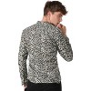 Lars Amadeus Men's Animal Print Button Down Long Sleeve Vintage Shirt - 4 of 4