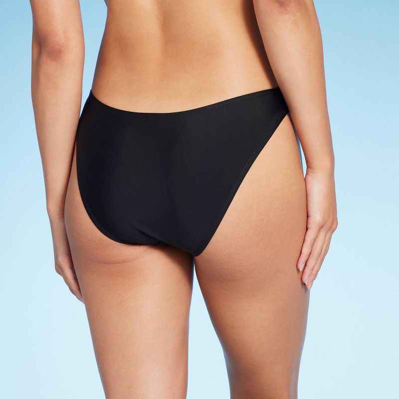 Women's Scoop Front Low-Rise High Leg Cheeky Bikini Bottom - Wild Fable™, 3 of 7